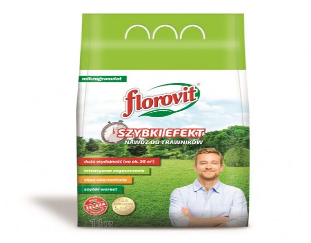 Удобрение для газонов &quot;Быстрый эффект&quot; 1кг. FLOROVIT
