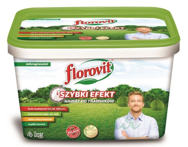 Удобрение для газонов &quot;Быстрый эффект&quot; 4кг. FLOROVIT