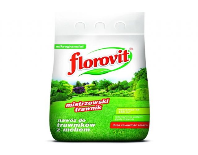 Удобрение для газонов с мхом 5кг. FLOROVIT