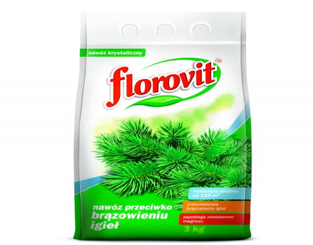Удобрение против бурения хвои 3кг. FLOROVIT