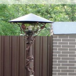 Фонари садовые кованые