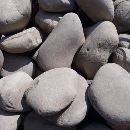 Галька валун серая