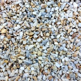 Крошка мраморная бело-желтая