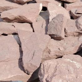 Песчаник красный фактурный