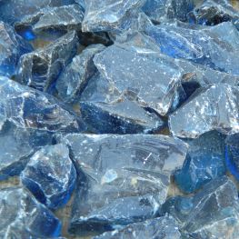 Стеклянные камни BLU COBALTO темно-синее