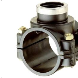 Хомут для врезки с  металлическим кольцом 280