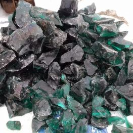 Стеклянные камни Green