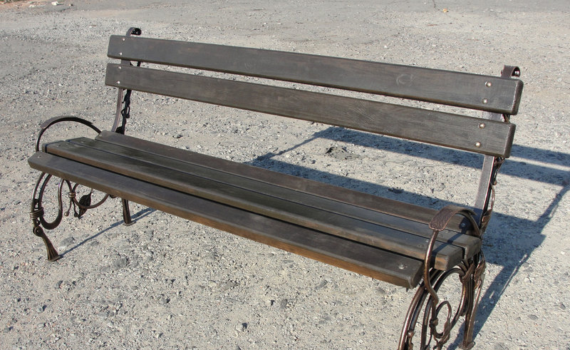Лавочка кованая MS-LSK-091